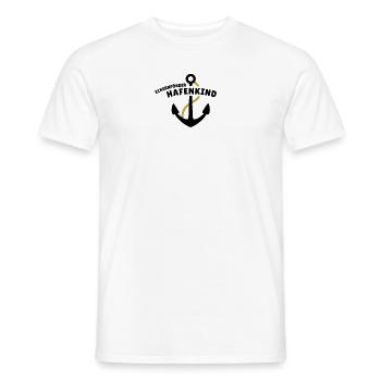 Eckernförder Hafenkind - Männer T-Shirt - Weiß - Vorne - AI Model Male 178 dark (178cm)
