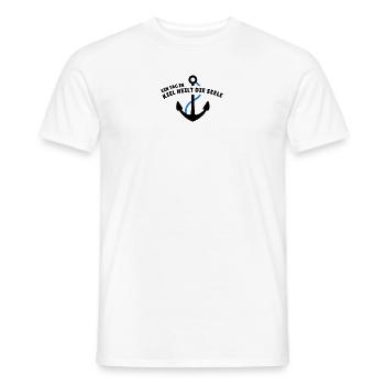 Kiel heilt die Seele - Männer T-Shirt - Weiß - Vorne - AI Model Male 178 dark (178cm)