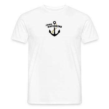 Föhrer Hafenkind - Männer T-Shirt - Weiß - Vorne - AI Model Male 178 dark (178cm)
