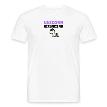 Unicorn Girlfriend - Männer T-Shirt - Weiß - Vorne - AI Model Male 178 dark (178cm)
