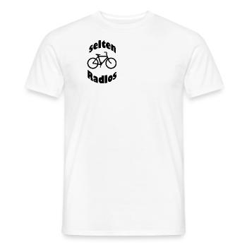 Selten Radlos - Männer T-Shirt - Weiß - Vorne - AI Model Male 178 dark (178cm)