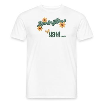 YAY, I guess - Männer T-Shirt - Weiß - Vorne - AI Model Male 178 dark (178cm)