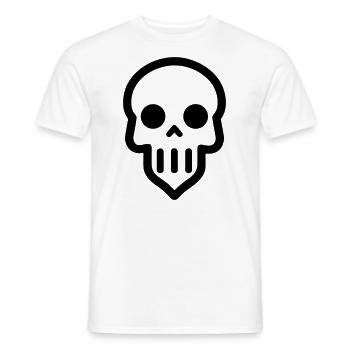 Schädel - Männer T-Shirt - Weiß - Vorne - AI Model Male 178 dark (178cm)