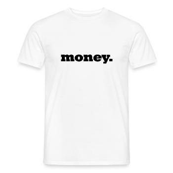 Argent / argent / charbon - T-shirt homme - blanc - Devant - AI Model Male 178 dark (178cm)