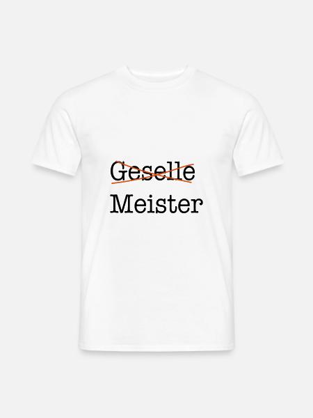 meister - Männer T-Shirt - Weiß