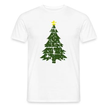 Weihnachtsbaum - Männer T-Shirt - Weiß - Vorne - AI Model Male 178 dark (178cm)