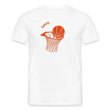Ballsport - Männer T-Shirt - Weiß - Vorne - AI Model Male 178 dark (178cm)