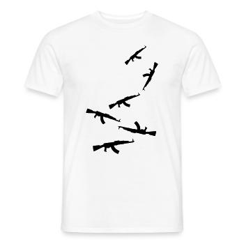 Rifle icon icon - Men's T-Shirt - white - Front - AI Model Male 178 dark (178cm)