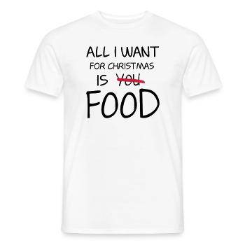 Food - Männer T-Shirt - Weiß - Vorne - AI Model Male 178 dark (178cm)