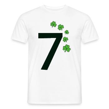 7 - T-shirt homme - blanc - Devant - AI Model Male 178 dark (178cm)