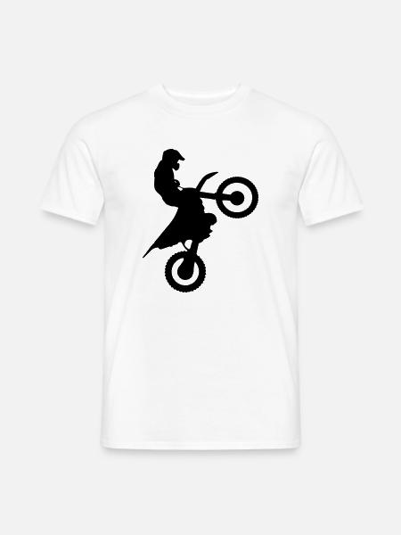Jump Schwarz - Männer T-Shirt - Weiß