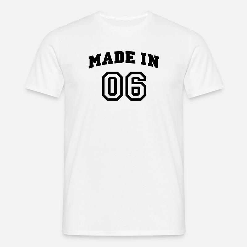 mp_madein06a - Männer T-Shirt - Weiß