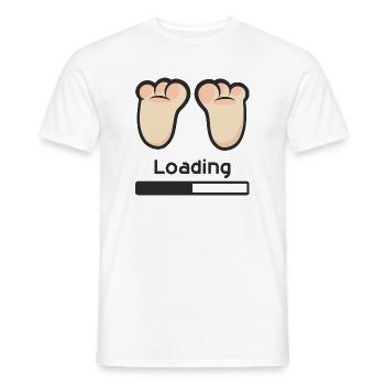 Loading... - Men's T-Shirt - white - Front - AI Model Male 178 dark (178cm)
