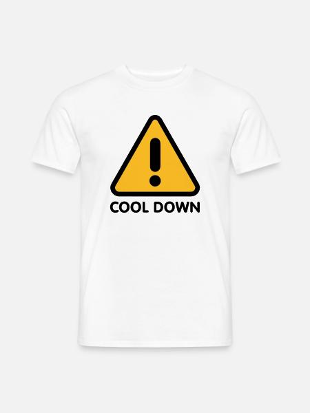 Cool down - Männer T-Shirt - Weiß