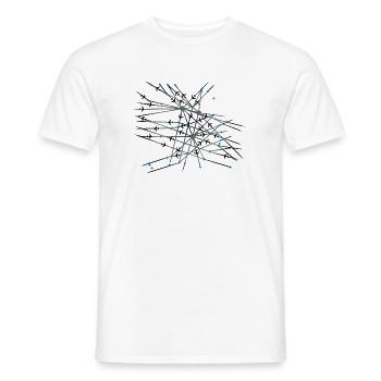 Navigationskarte - T-shirt homme - blanc - Devant - AI Model Male 178 dark (178cm)