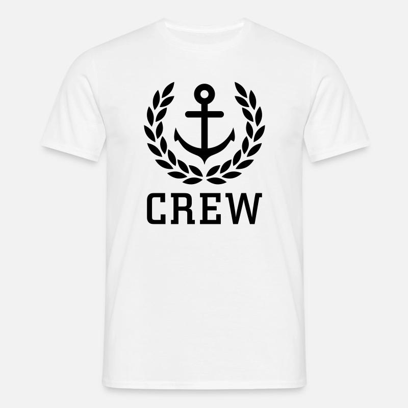 Crew - Männer T-Shirt - Weiß