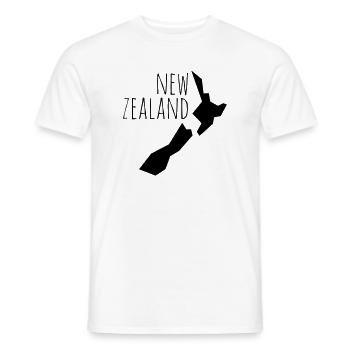 new zealand - T-shirt homme - blanc - Devant - AI Model Male 178 dark (178cm)