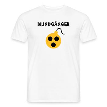 Blindgänger - Männer T-Shirt - Weiß - Vorne - AI Model Male 178 dark (178cm)