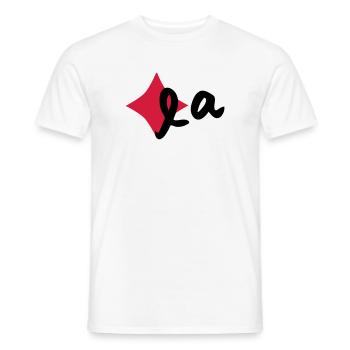 Karola - T-shirt homme - blanc - Devant - AI Model Male 178 dark (178cm)