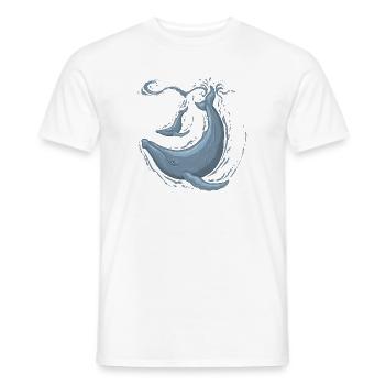 humpback - Männer T-Shirt - Weiß - Vorne - AI Model Male 178 dark (178cm)