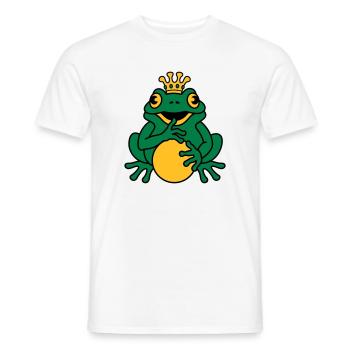 Froschkönig - Männer T-Shirt - Weiß - Vorne - AI Model Male 178 dark (178cm)