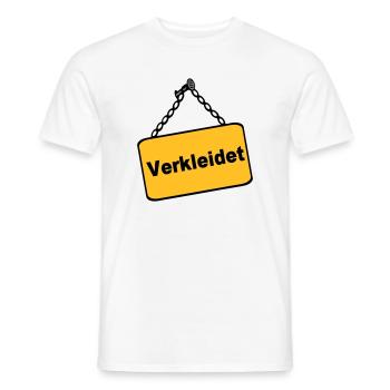 Party Shirt ,Feiern , Karneval, Verkleidet(25) - Männer T-Shirt - Weiß - Vorne - AI Model Male 178 dark (178cm)