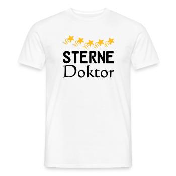 Sterne Doktor Geschenk - Männer T-Shirt - Weiß - Vorne - AI Model Male 178 dark (178cm)