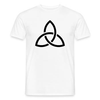 Celtic Knot - Männer T-Shirt - Weiß - Vorne - AI Model Male 178 dark (178cm)