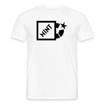 Mint - Men's T-Shirt - white - Front - AI Model Male 178 dark (178cm)
