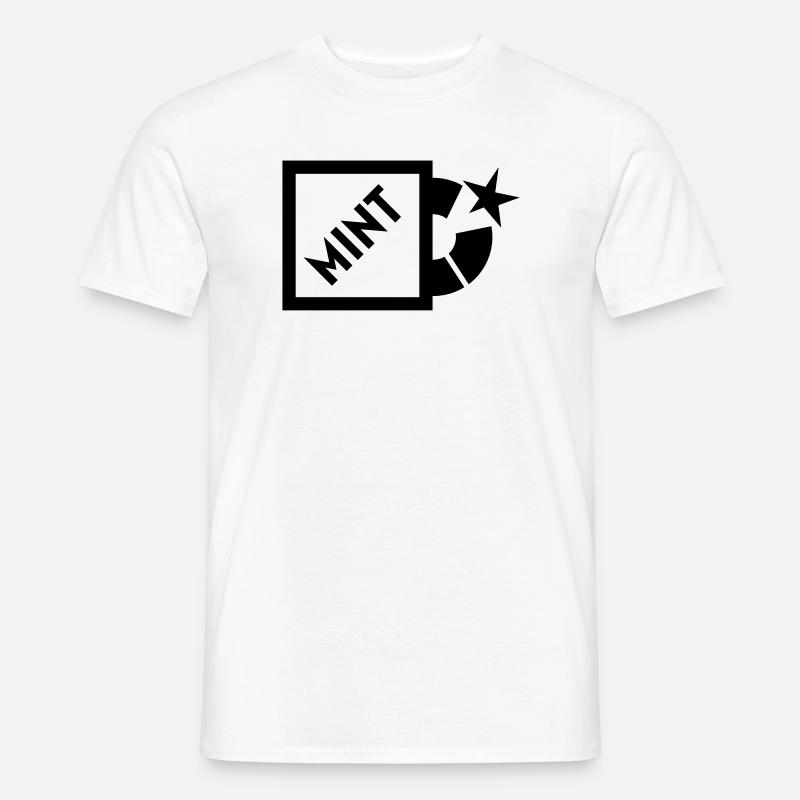 Mint - Männer T-Shirt - Weiß