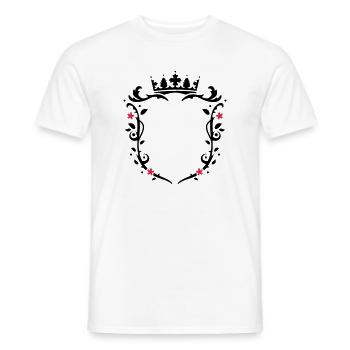 Snowboarder Silhouette - Männer T-Shirt - Weiß - Vorne - AI Model Male 178 dark (178cm)