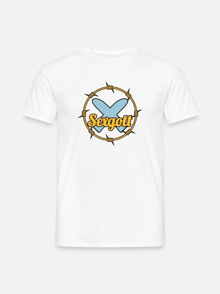 Sexgott | Dildo | Cock - Men's T-Shirt - white