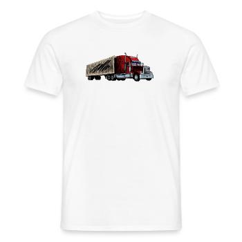 Truck - T-shirt homme - blanc - Devant - AI Model Male 178 dark (178cm)
