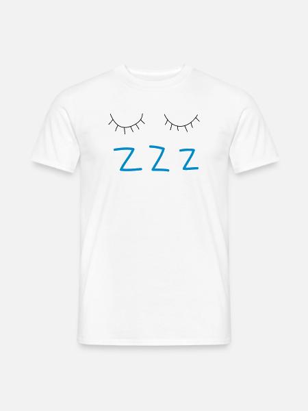 sleep - Men's T-Shirt - white