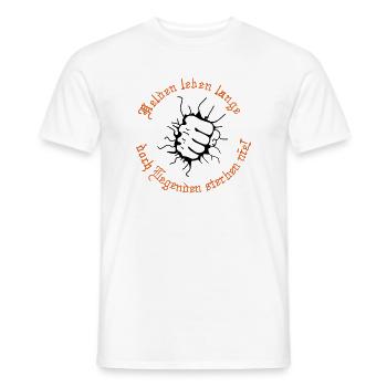 Les héros vivent longtemps, mais les légendes ne meurent jamais - T-shirt homme - blanc - Devant - AI Model Male 178 dark (178cm)