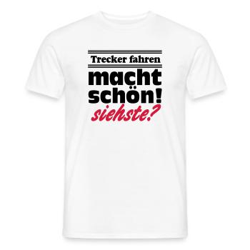 Traktor , Trecker , Trecker fahren (25) - Männer T-Shirt - Weiß - Vorne - AI Model Male 178 dark (178cm)