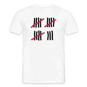 18 Jahre - Geburtstag - Männer T-Shirt - Weiß - Vorne - AI Model Male 178 dark (178cm)