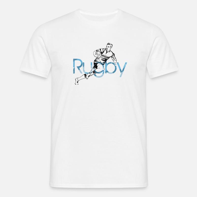 rugby - Men's T-Shirt - white