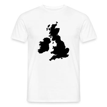 Great Britain - Men's T-Shirt - white - Front - AI Model Male 178 dark (178cm)
