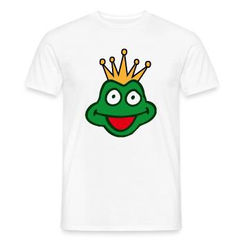 prince grenouille - T-shirt homme - blanc - Devant - AI Model Male 178 dark (178cm)