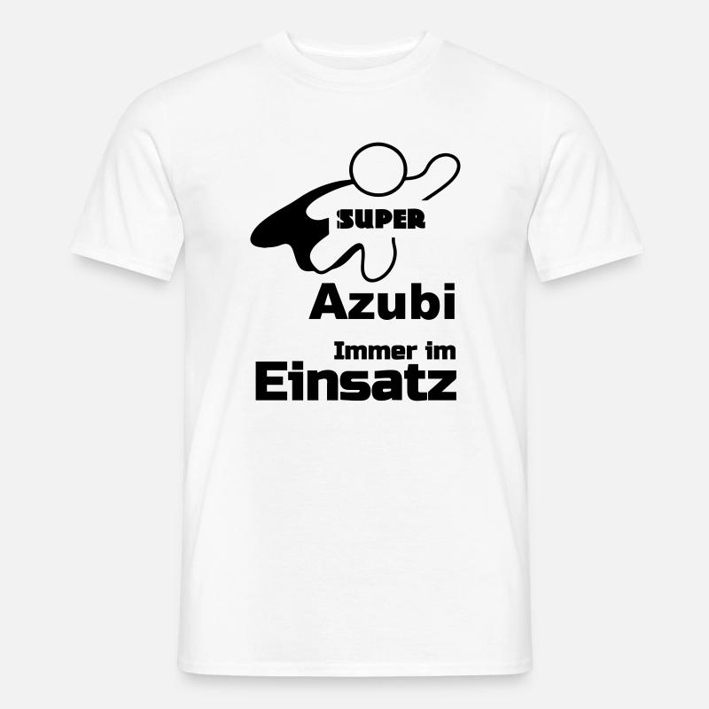 Super Azubi Geschenk - Männer T-Shirt - Weiß