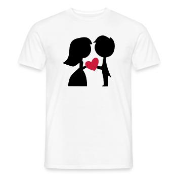 Lustige Geschenke zur Hochzeit - Männer T-Shirt - Weiß - Vorne - AI Model Male 178 dark (178cm)