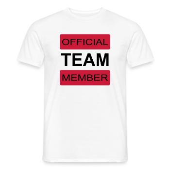 Team - Männer T-Shirt - Weiß - Vorne - AI Model Male 178 dark (178cm)