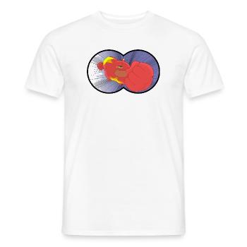 Captain Biceps - Men's T-Shirt - white - Front - AI Model Male 178 dark (178cm)
