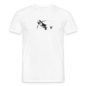 Freerider - T-shirt homme - blanc - Devant - AI Model Male 178 dark (178cm)