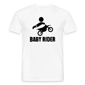 Baby Rider  - Männer T-Shirt - Weiß - Vorne - AI Model Male 178 dark (178cm)
