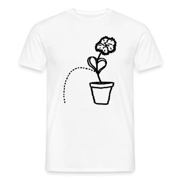 Pipinelke - Männer T-Shirt - Weiß - Vorne - AI Model Male 178 dark (178cm)