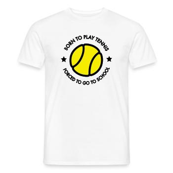 Tennis Kid - T-shirt homme - blanc - Devant - AI Model Male 178 dark (178cm)