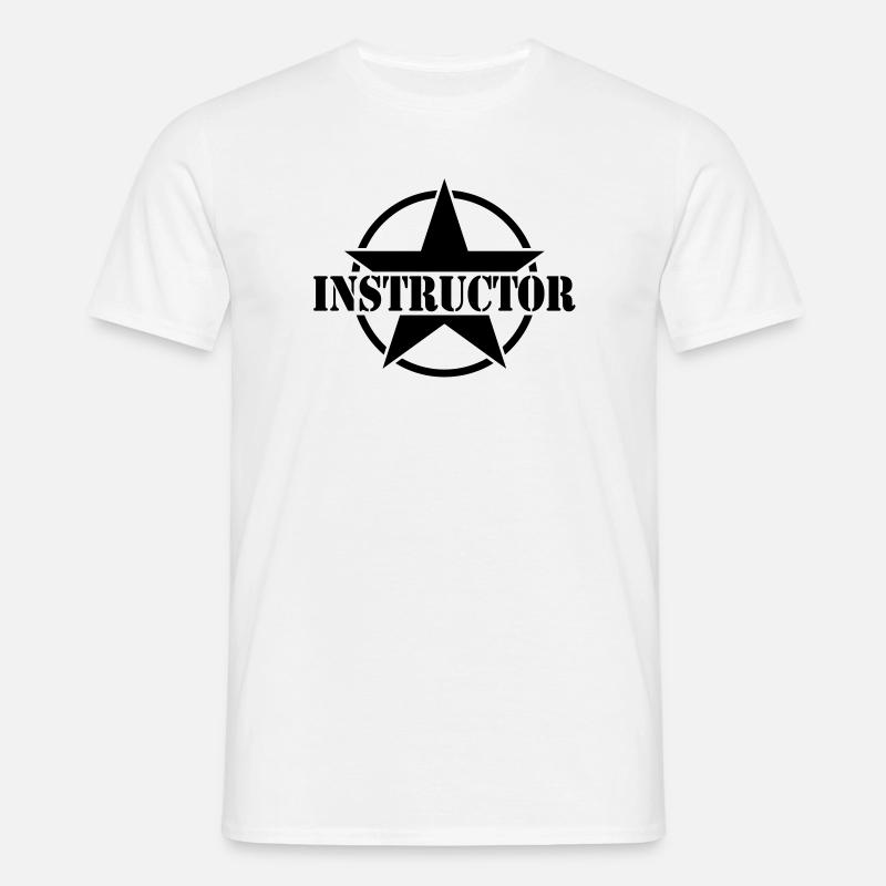 Instructor - Männer T-Shirt - Weiß