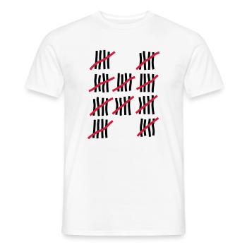Birthday 50 years - Men's T-Shirt - white - Front - AI Model Male 178 dark (178cm)